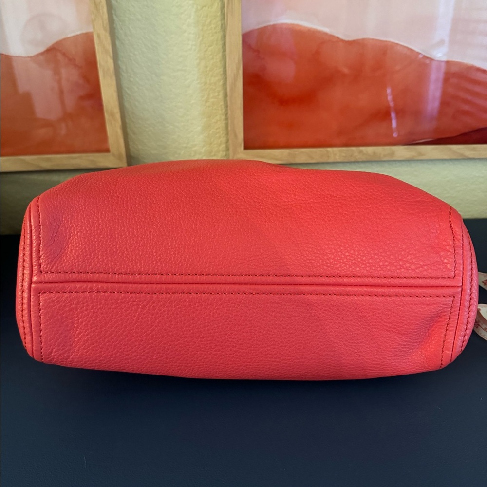 Michael by Michael Kors- purse with matching wallet! Leather in watermelon pink - Picture 11 of 11